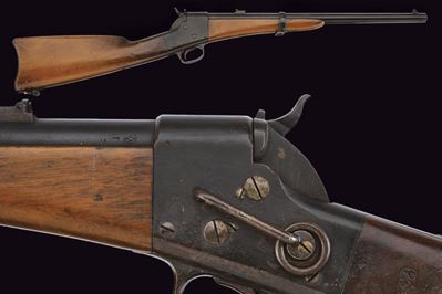 Remington Single Shot Breech-loading Carbine "split Breech" con Timbri Militari