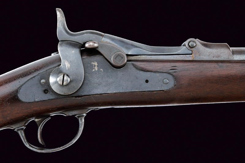 Raro e Interessante Model 1873 Trapdoor Carbine "custer Range"