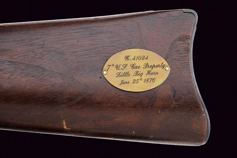Raro e Interessante Model 1873 Trapdoor Carbine "custer Range"