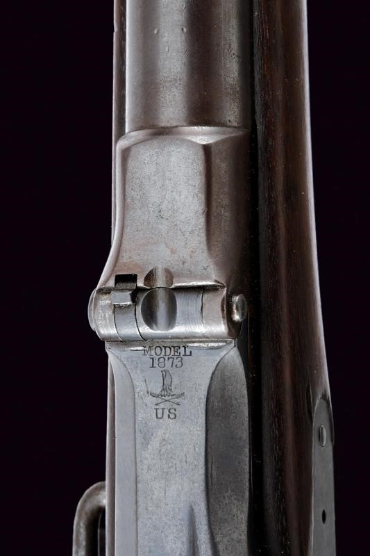 Raro e Interessante Model 1873 Trapdoor Carbine "custer Range"