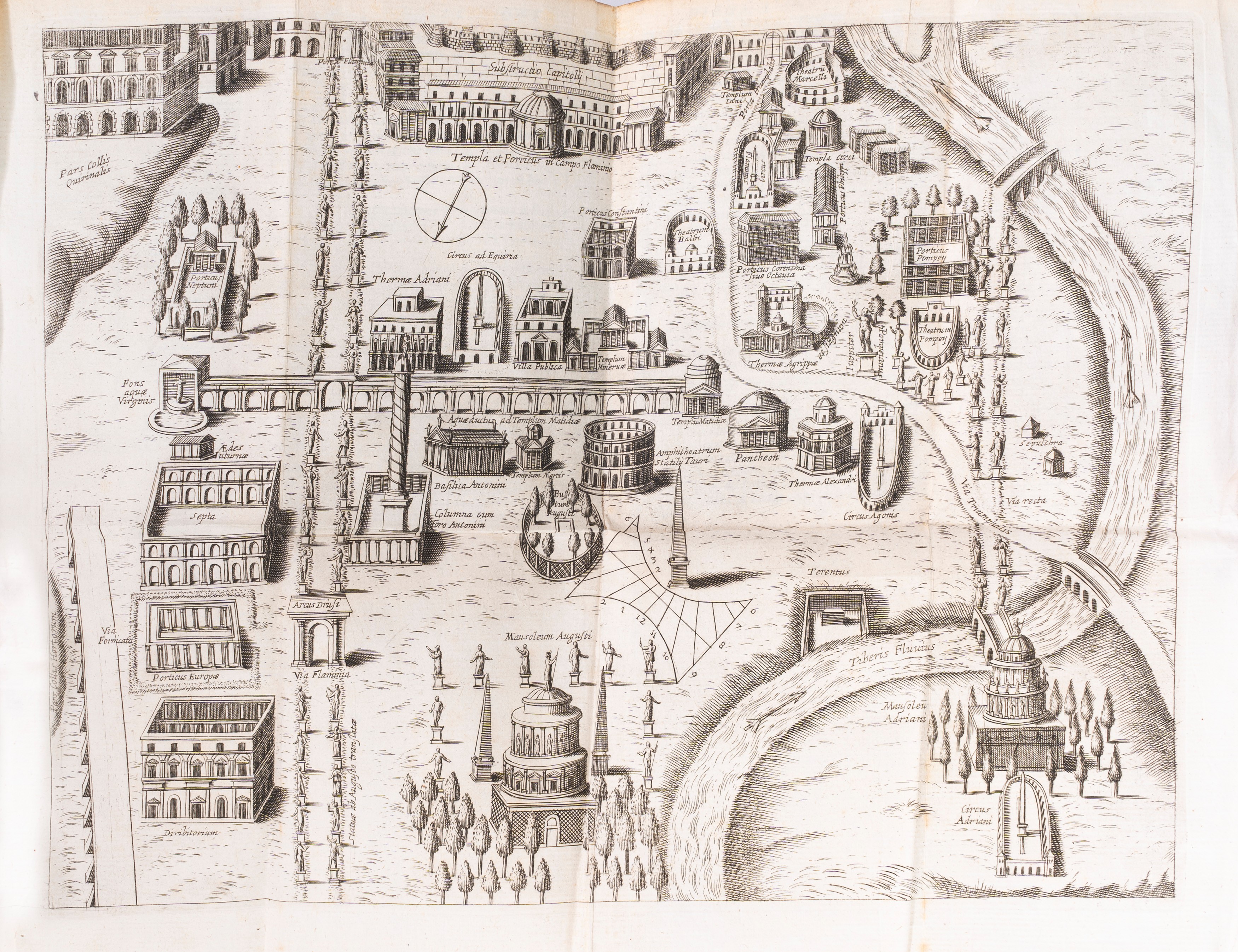 Michelangelo & Pier Vincenzo De Rossi - Descrizione di Roma Antica, 1708, in 2 volumi