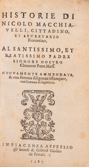Stories of Nicolo Machiavelli