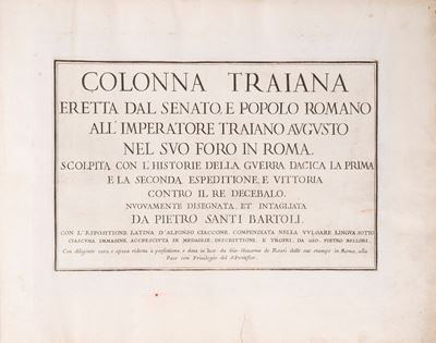 Colonna Traiana Eretta dal Senato, e Popolo Romano All'imperatore Traiano Augusto nel Suo Foro in...