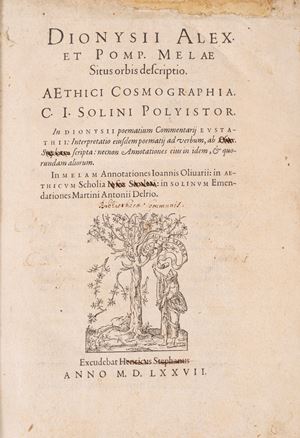 Dionysii Alex. Et Pomp. Melae Situs Orbis descriptio
