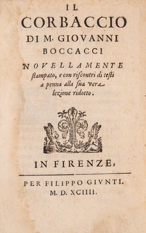 Il corbaccio di m. Giovanni Boccacci