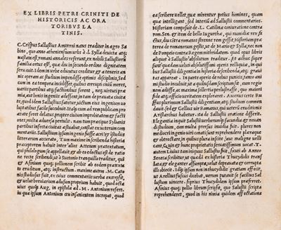Hic Erit, Ut Perhibent Doctorum Corda Virorum, Primus Romana Crispus in Historia