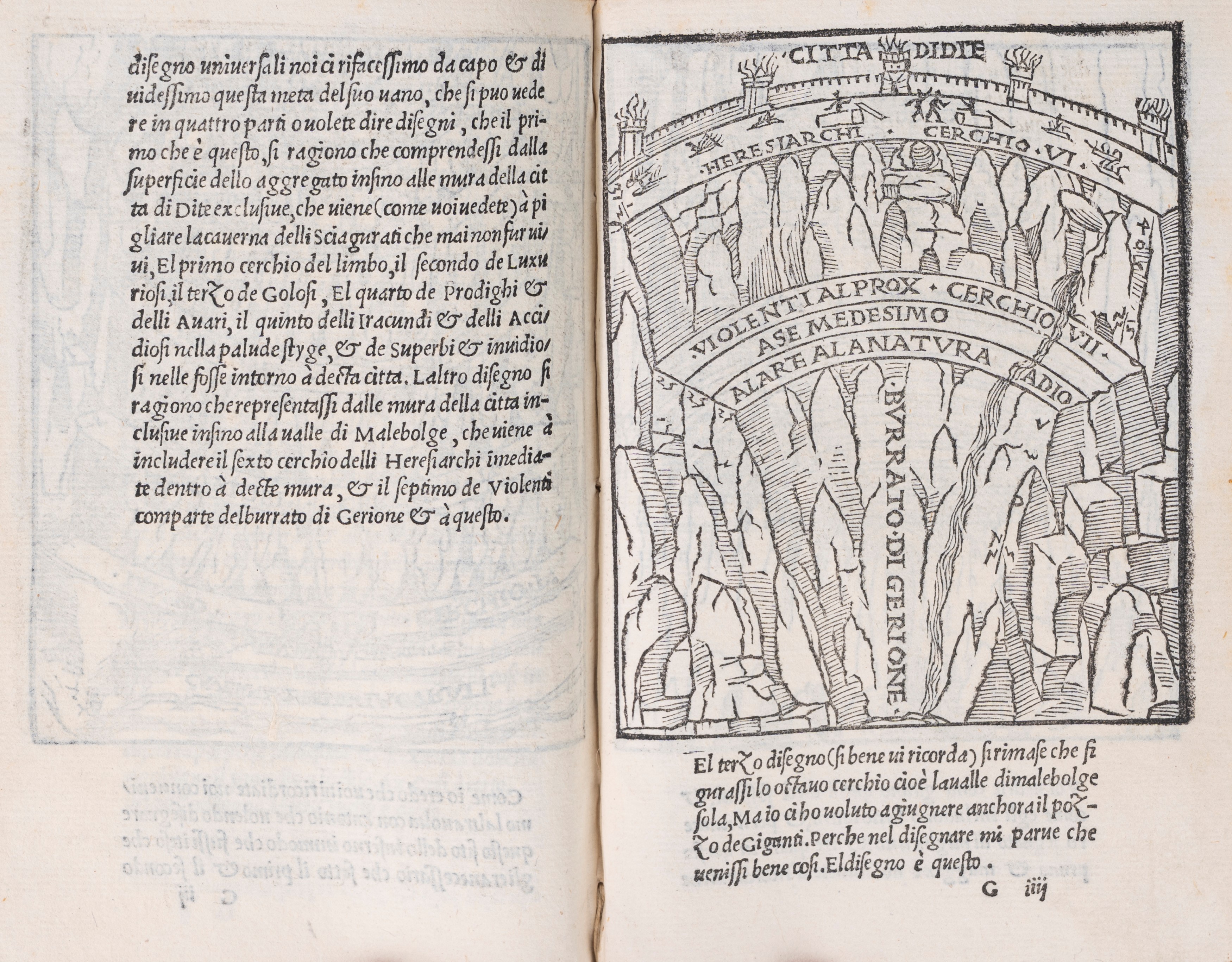 Dialogo di Antonio Manetti cittadino fiorentino circa al sito, forma et misure dello inferno di D...