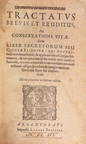 Tractatus brevis et eruditus de conservatione vitae