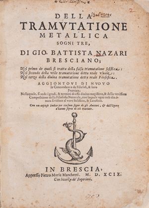 Della tramutazione metallica sogni tre