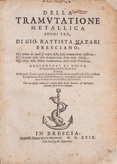 Della Tramutazione Metallica Sogni Tre