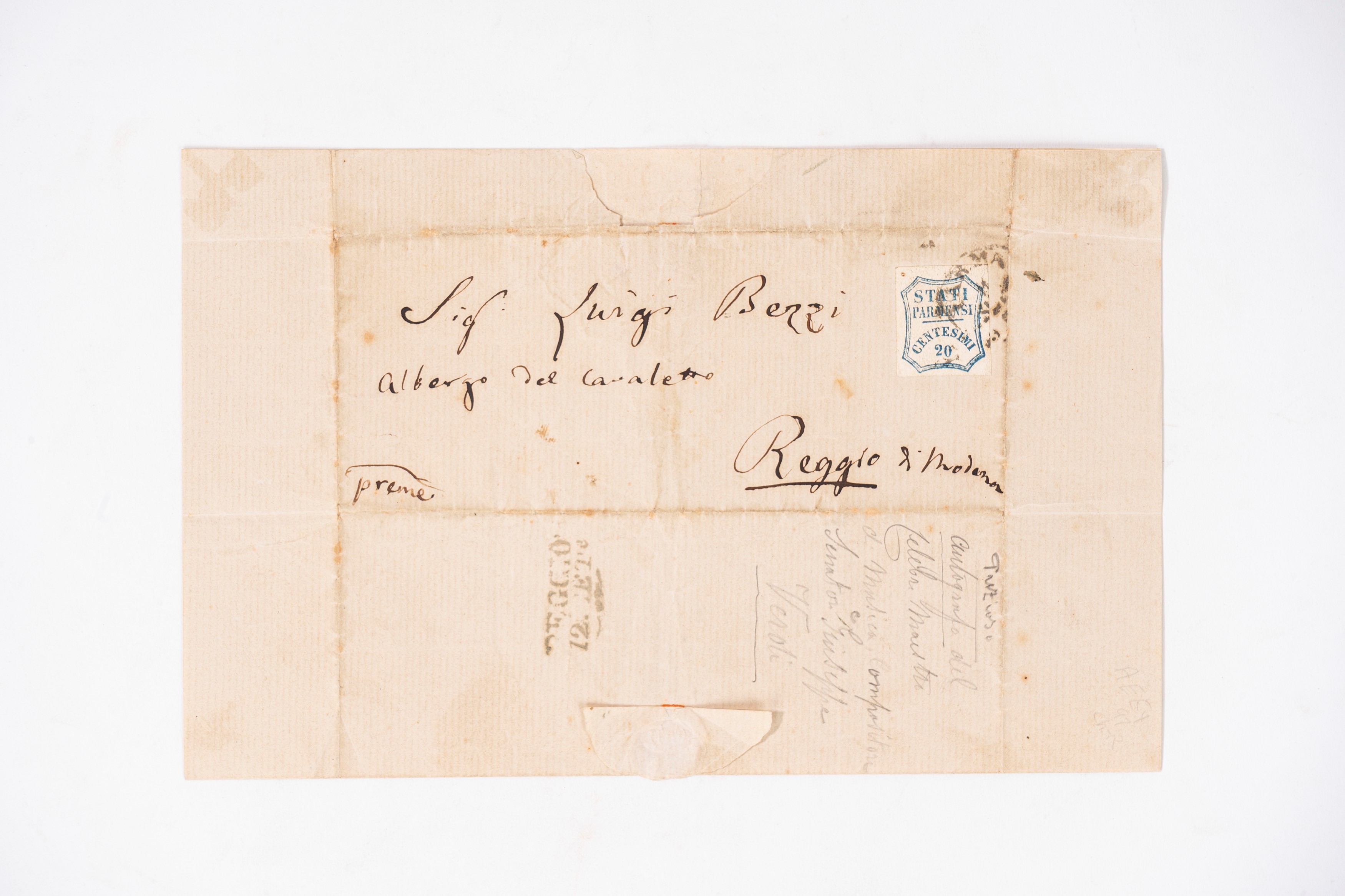 Verdi, Giuseppe - Lettera Autografa con Firma
