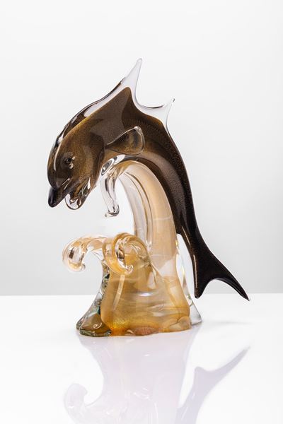 Scultura Delfino