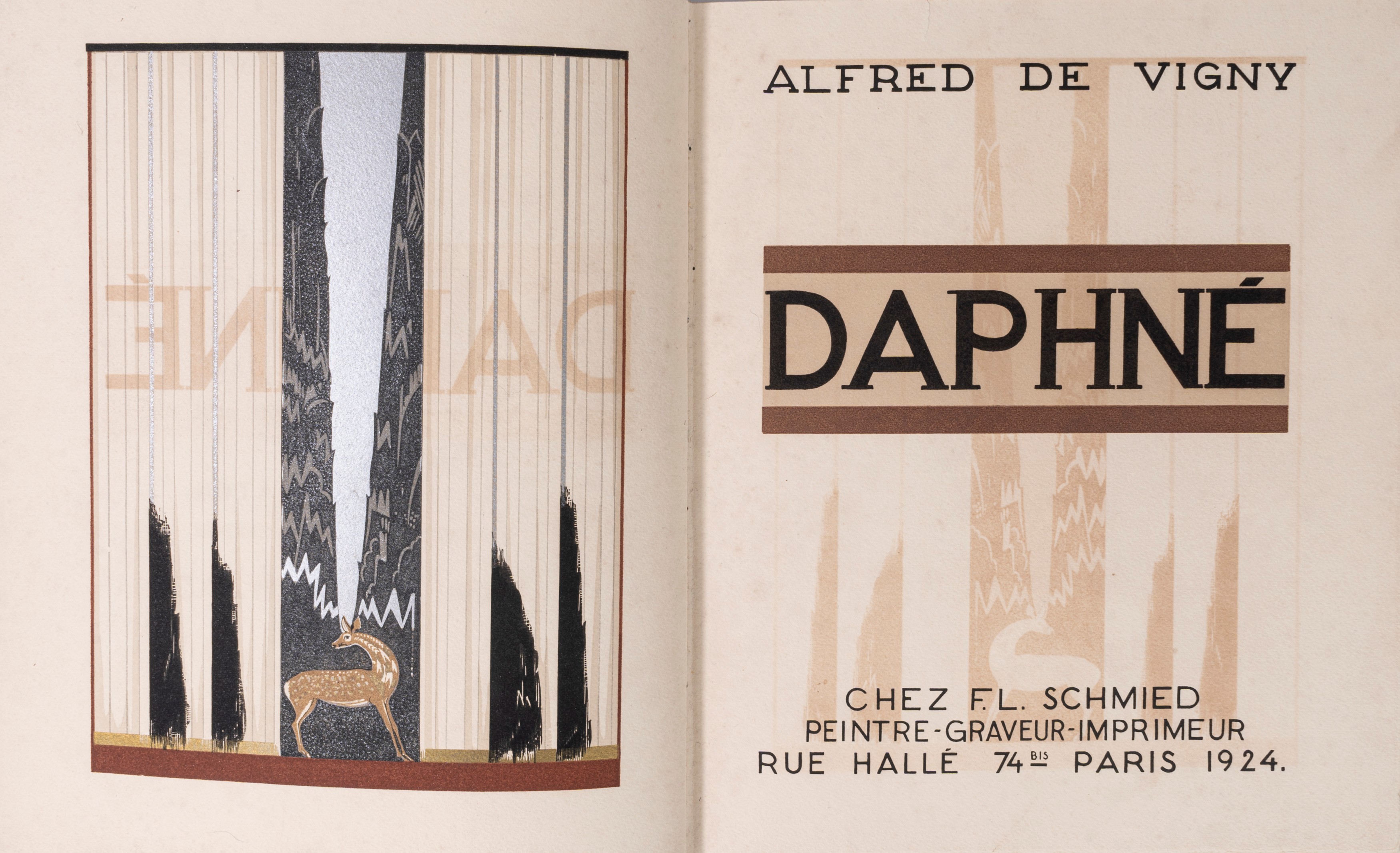 Alfred De Vigny, Francois Louis Schmied - Daphné