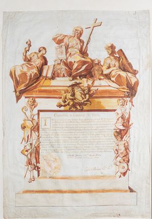 Documento di Autorizzazione alla rimozione temporanea della Veronica nella Basilica Vaticana
