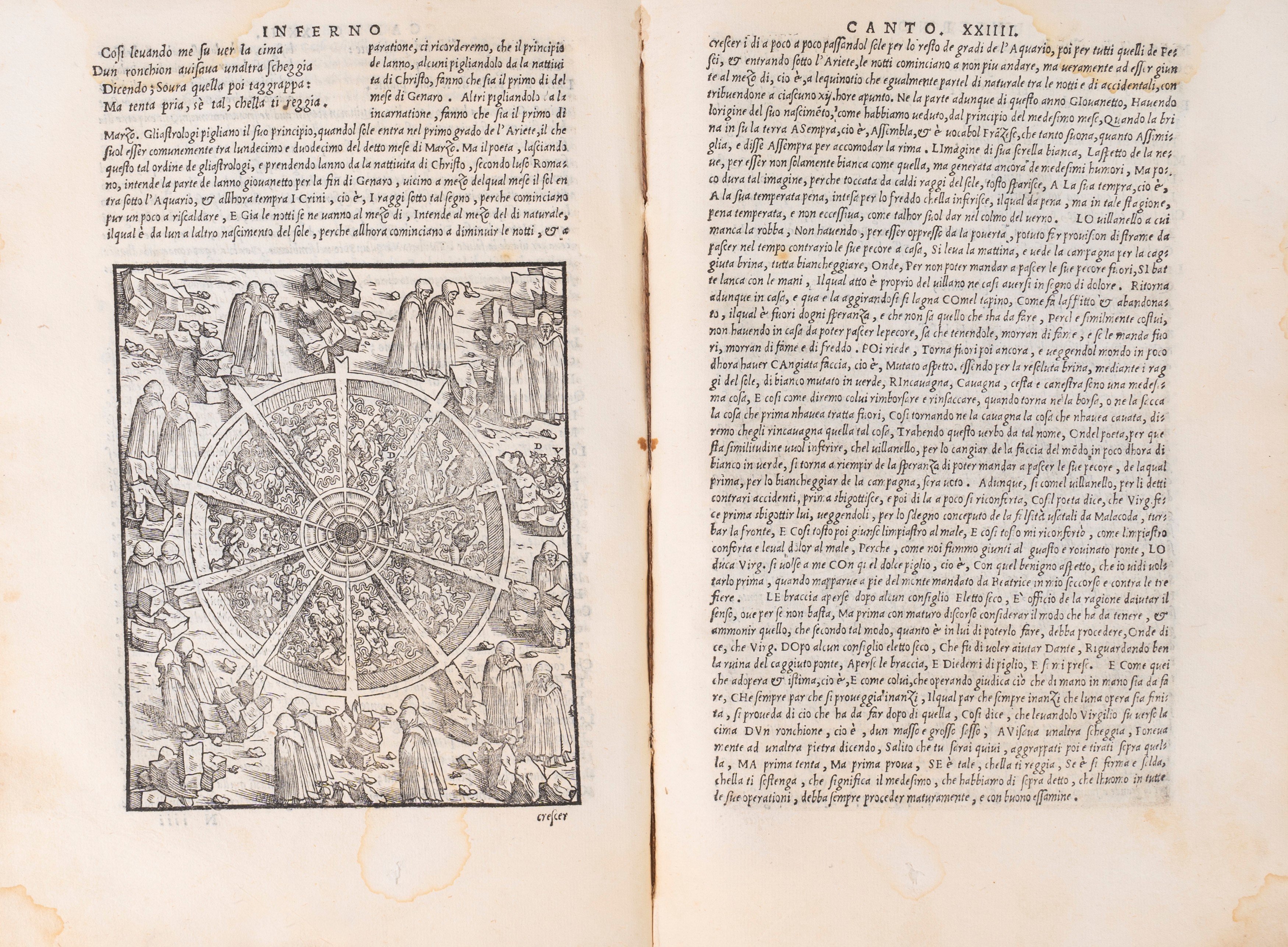 La Commedia di Dante Alighieri con la Nova Espositione di Alessandro Vellutello