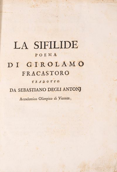 La Sifilide, 1738, Traduzione settecentesca