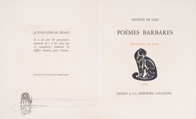 Poèmes Barbares. Illustrations De Jouve
