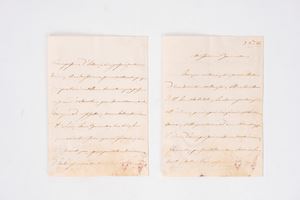 Lettera autografa e firmata