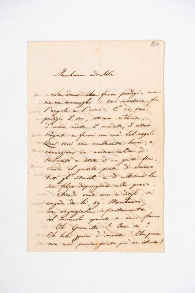 Lettera Autografa e Firmata