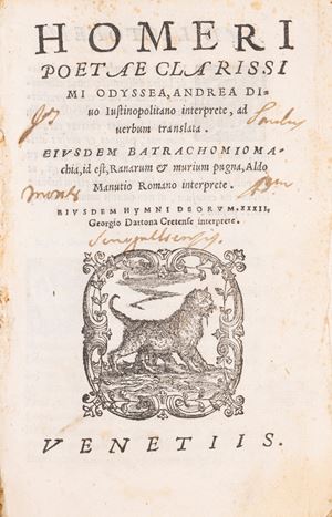 Poetae clarissimi Odyssea