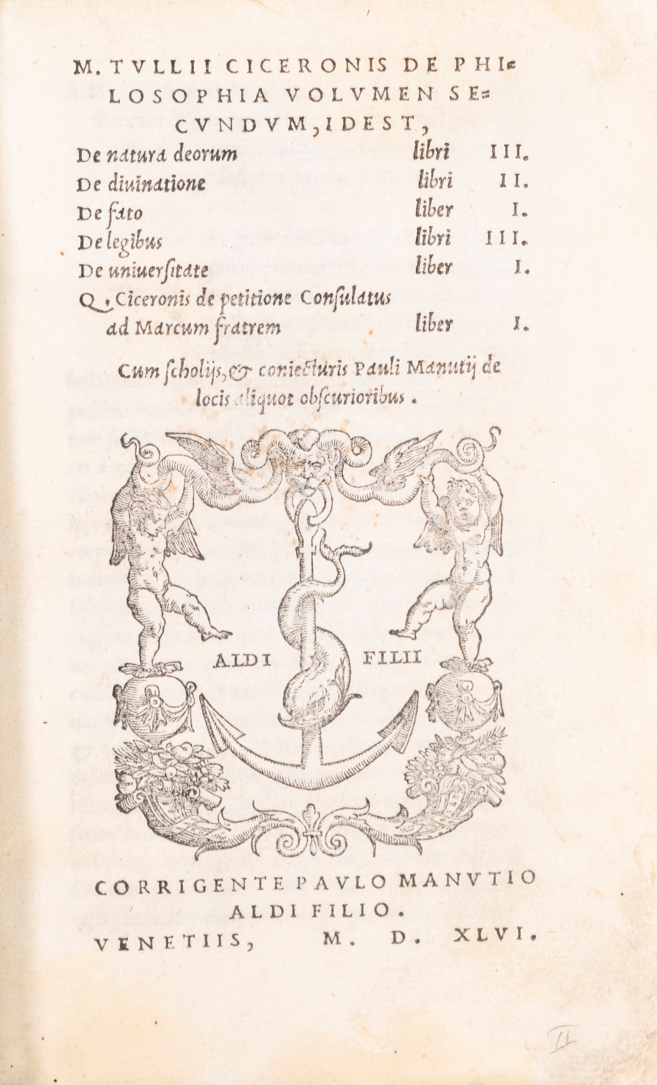Cicerone, Marco Tullio - De Philosophia