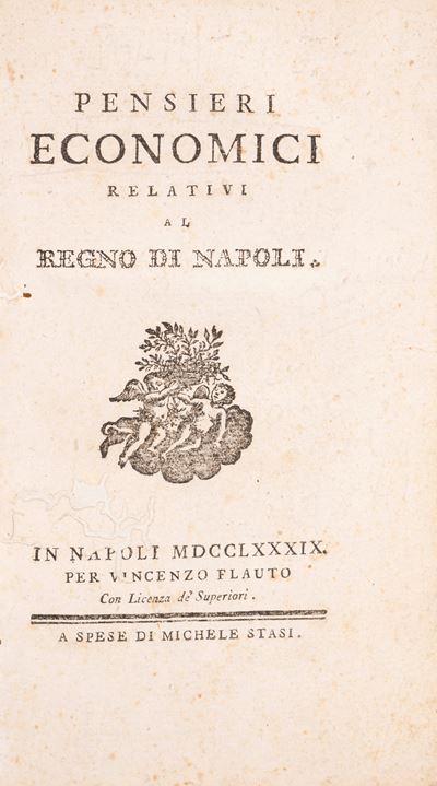 Pensieri Economici Relativi al Regno di Napoli