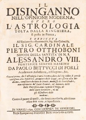 Il disinganno nell'opinione moderna overo L'Astrologia