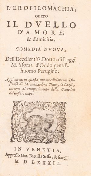 L'erofilomachia, overo Il Duello d'Amore e d'Amicitia, comedia nuova.