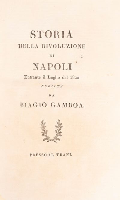 Storia della Rivoluzione di Napoli