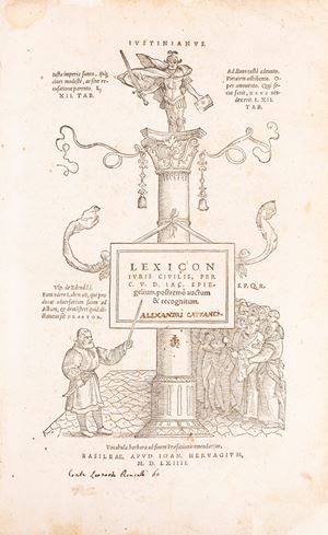 Lexicon iuris civilis, per C. V. D. Iac. Spiegelium, postremò auctum & recognitum.