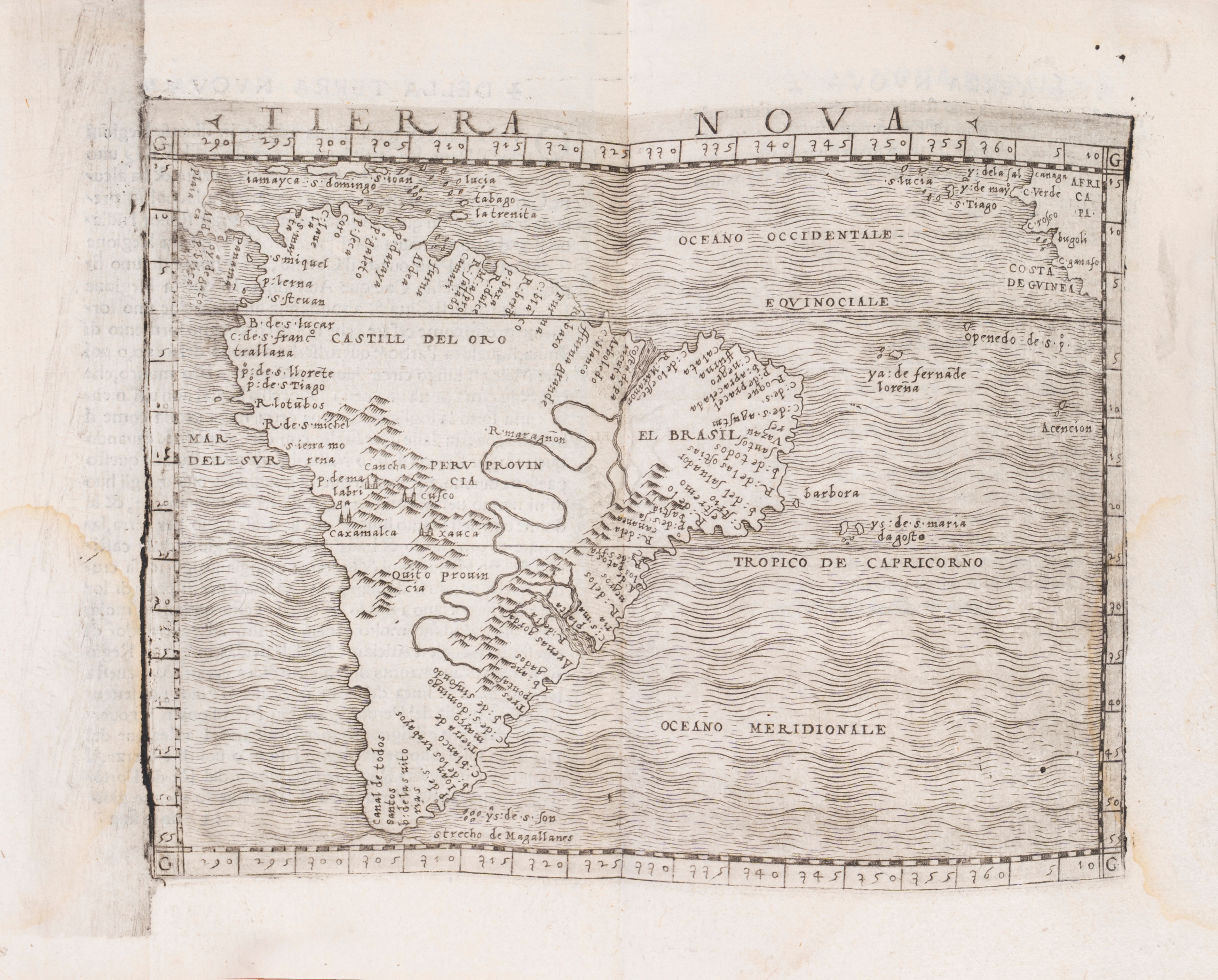 Tolomeo, Claudio - Tolomeo, La Geografia con commenti di Sebastiano Münster e tavole di Iacopo Ga...
