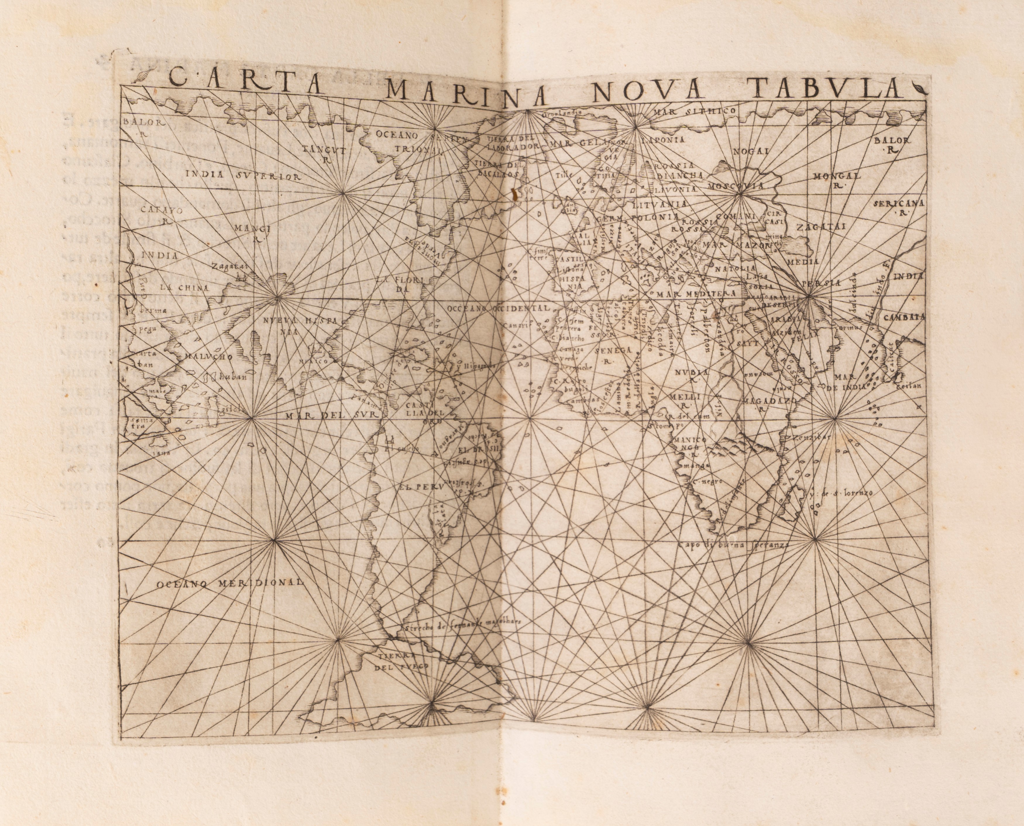 Tolomeo, Claudio - Tolomeo, La Geografia con commenti di Sebastiano Münster e tavole di Iacopo Ga...