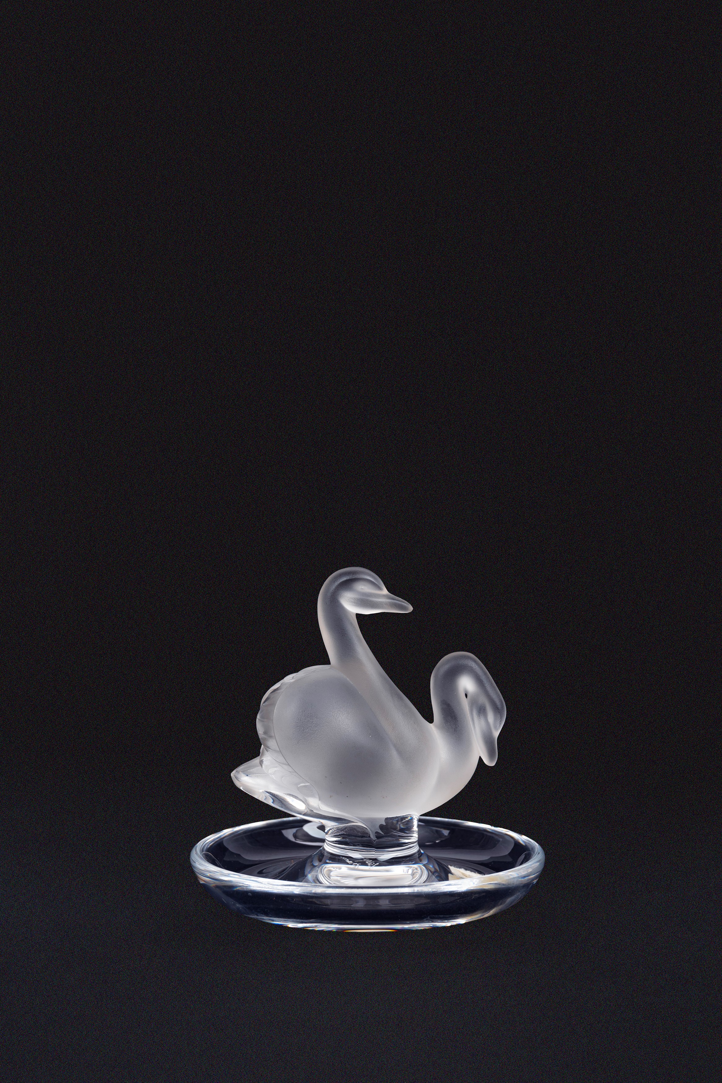Lalique - Posacenere in Cristallo Satinato Cigni