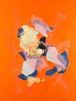 Collage with banknote