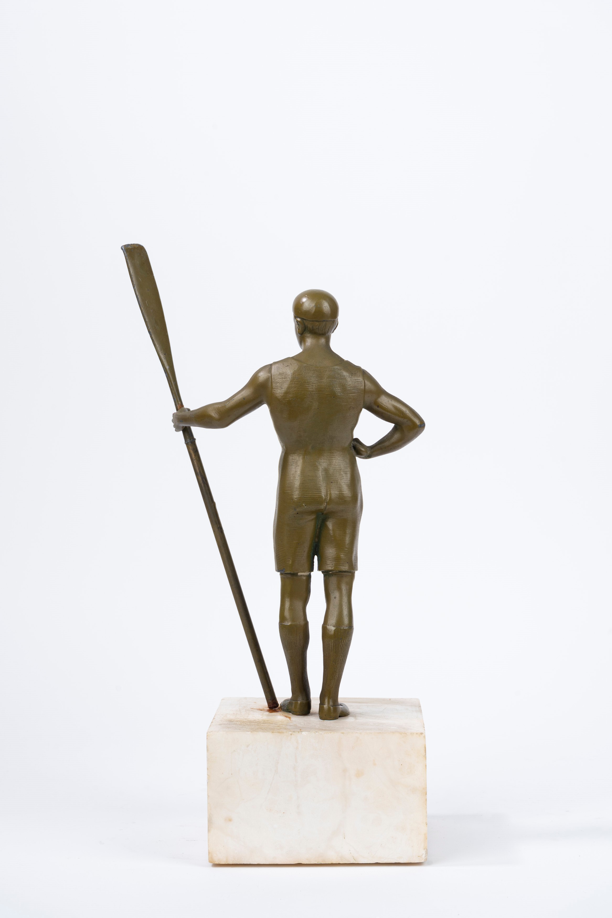 Scultura in Bronzo Raffigurante Vogatore, Anni 20/30 del Novecento