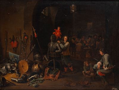 Corpo di Guardia, olio su tela