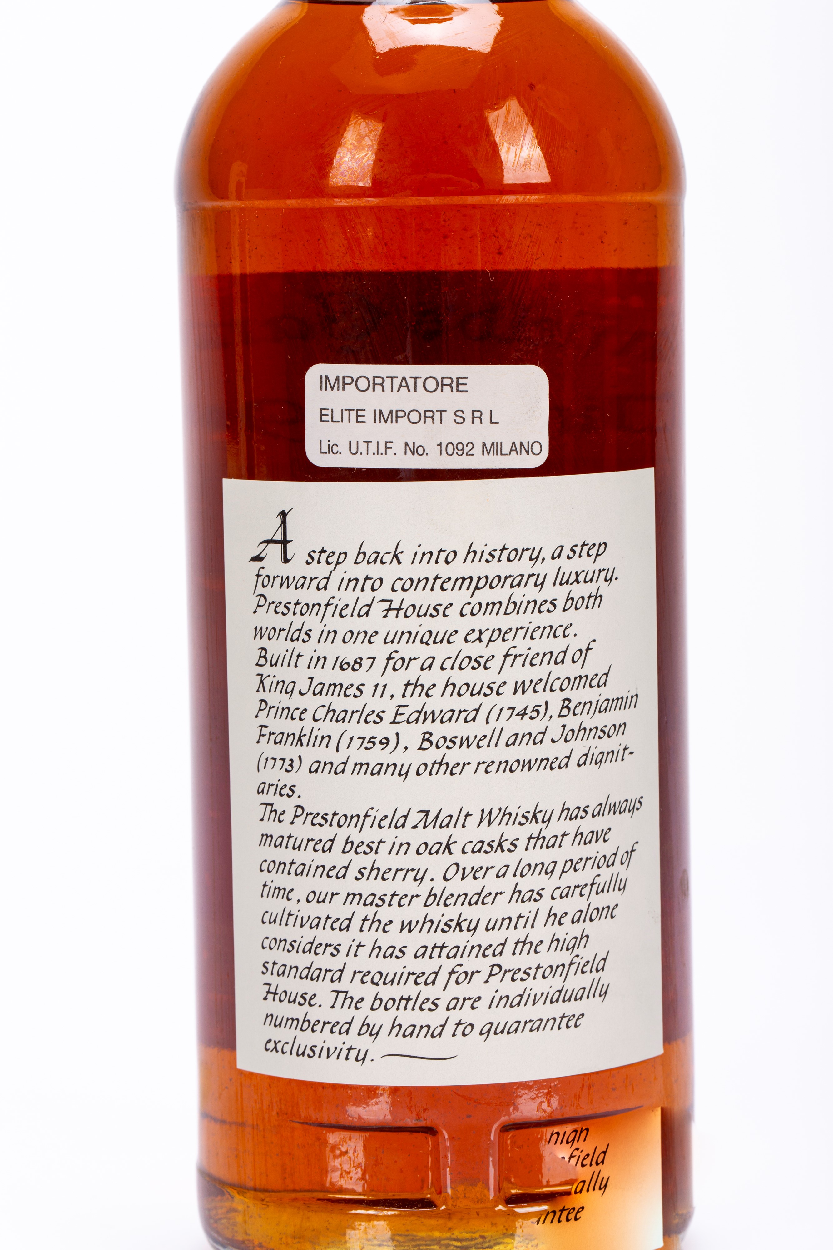 Prestonfield's Campbeltown Selection 20 Years Old
