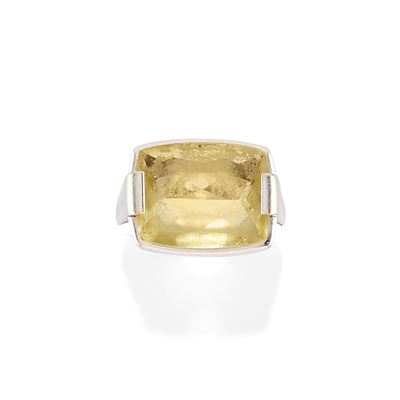 Anello con Pietra Verde