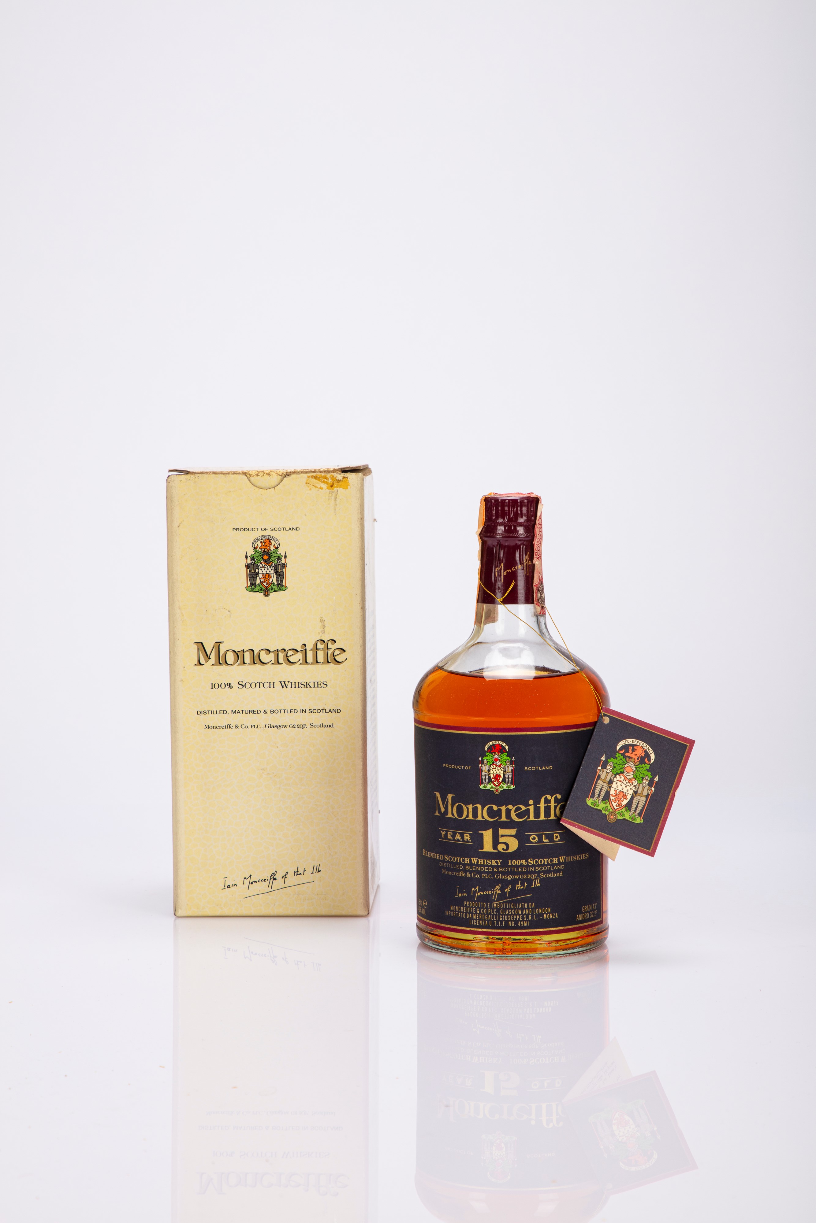 Moncreiffe 15 Years Old Blended Scotch Whisky