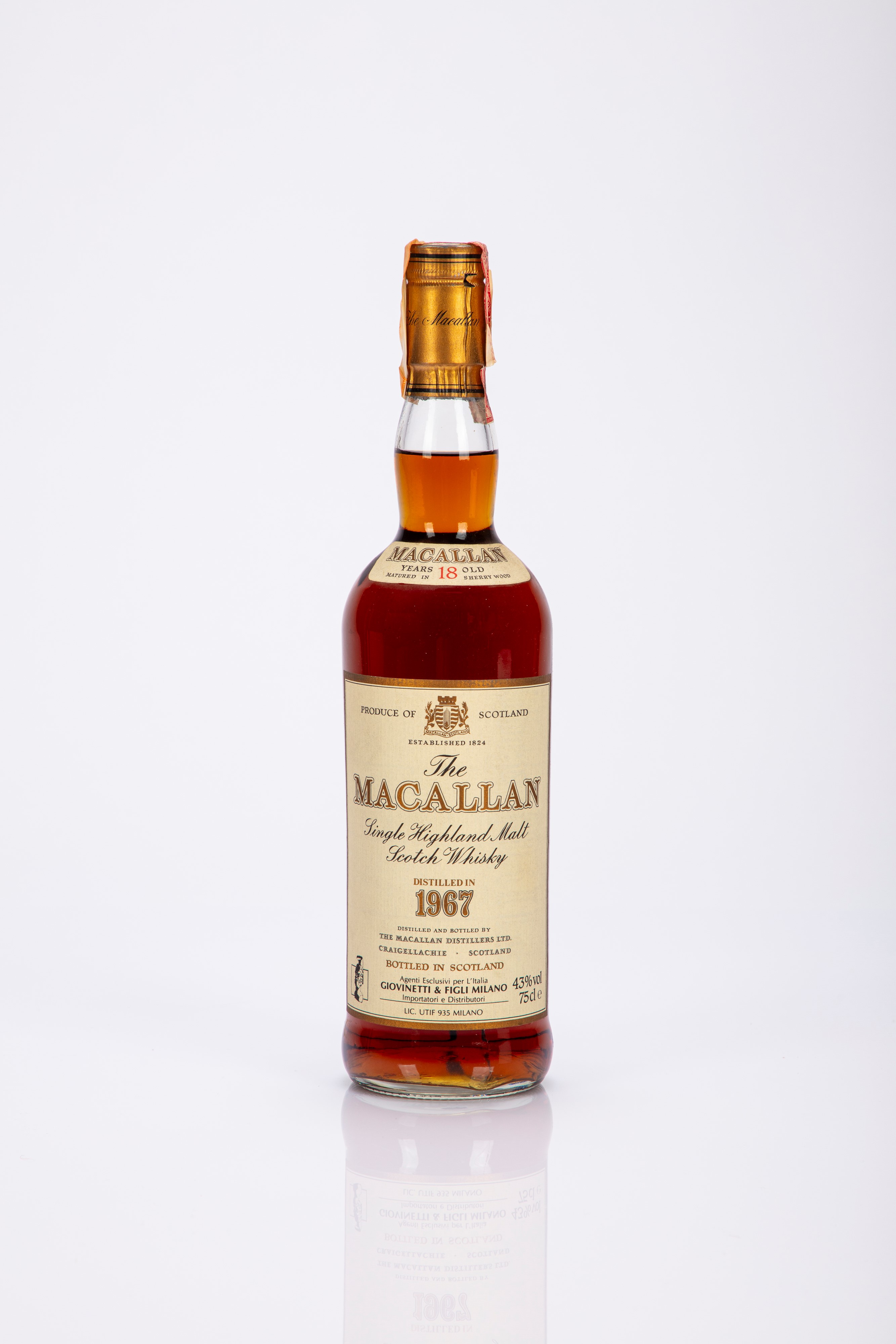 The Macallan 18 Years Old Sherry Oak Single Malt Scotch Whisky