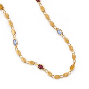 Necklace with gemstone