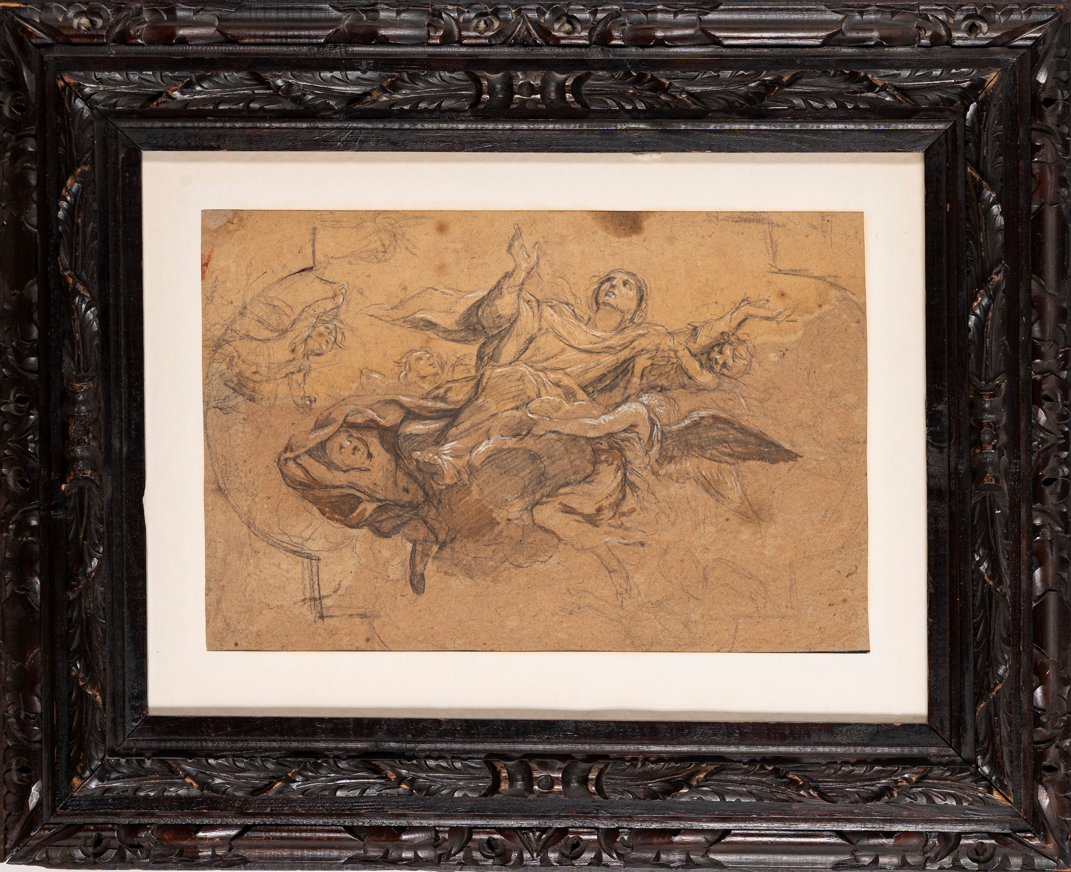 Attribuito Ad Andrea Lanzani (milano 1641 – 1712) - Autore non identificato, Studio per Assunta, ...