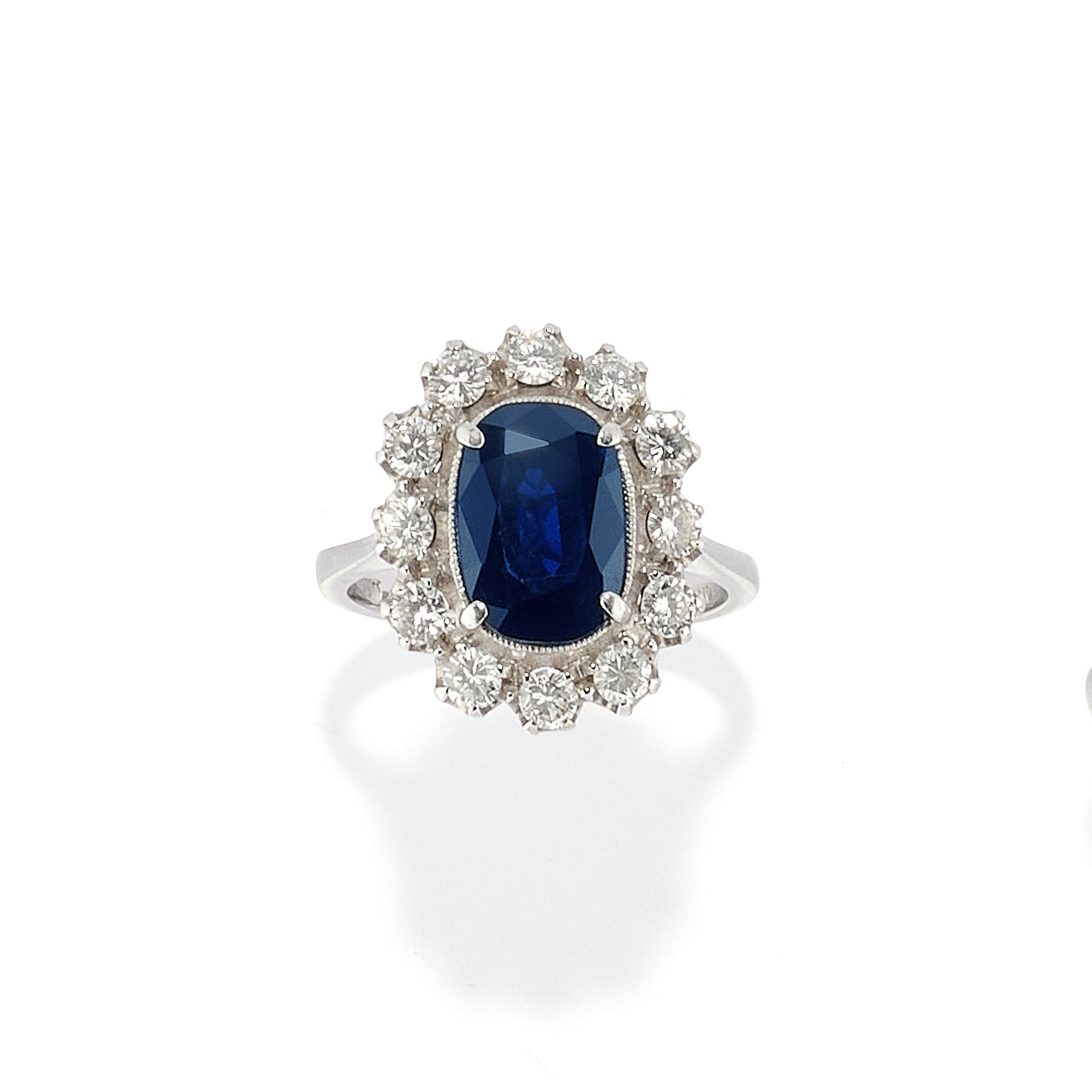 Anello con zaffiro