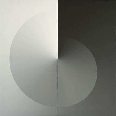 Dittico sovrapponi, inkjet su tela Canson fine art, 2009