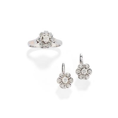 Anello e Orecchini con Diamanti