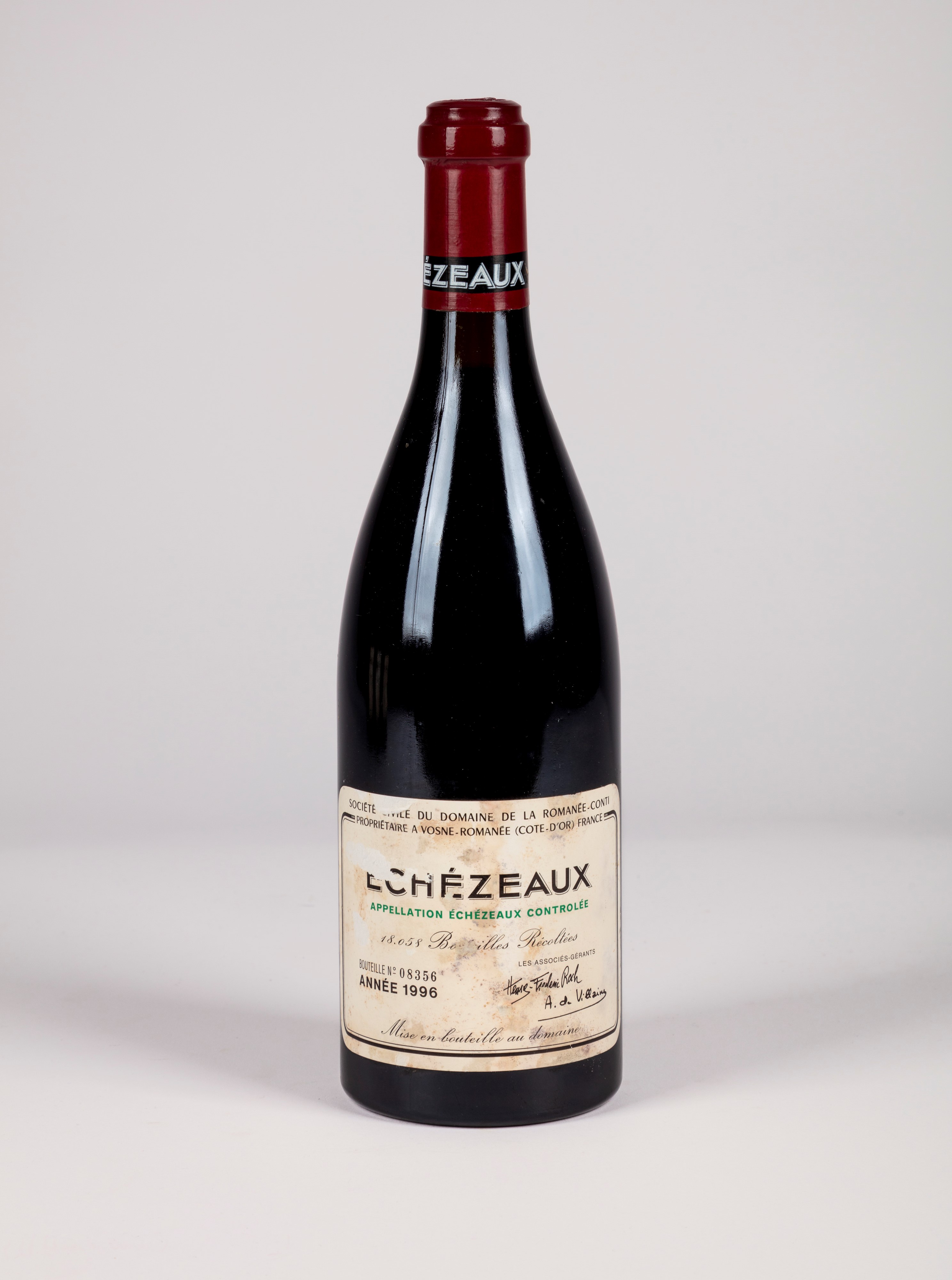 空瓶　DRC ECHEZEAUX 1996 1996 | Grand Echezeaux | Domaine de la Romanee-Conti | Cult