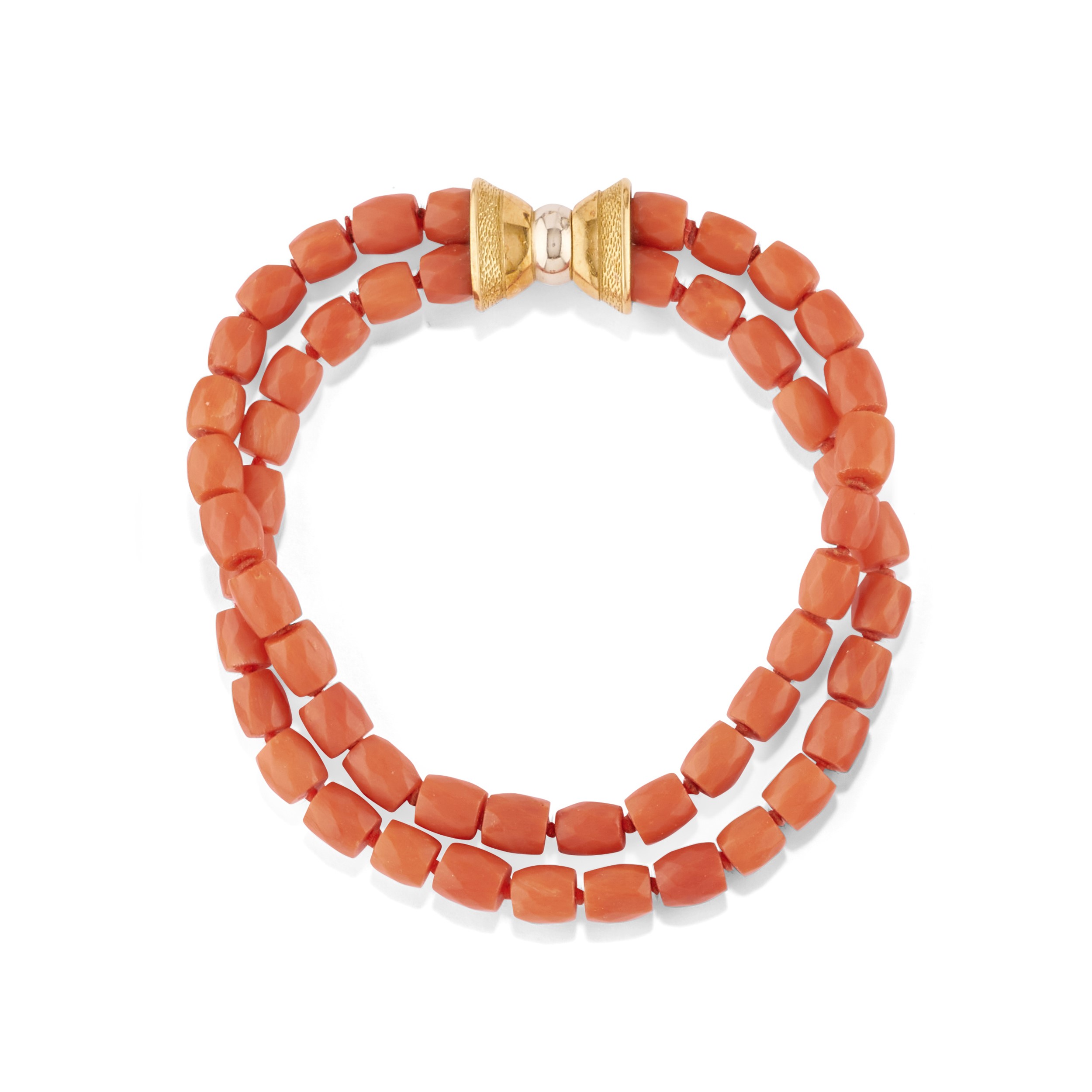 Demi-parure in Corallo