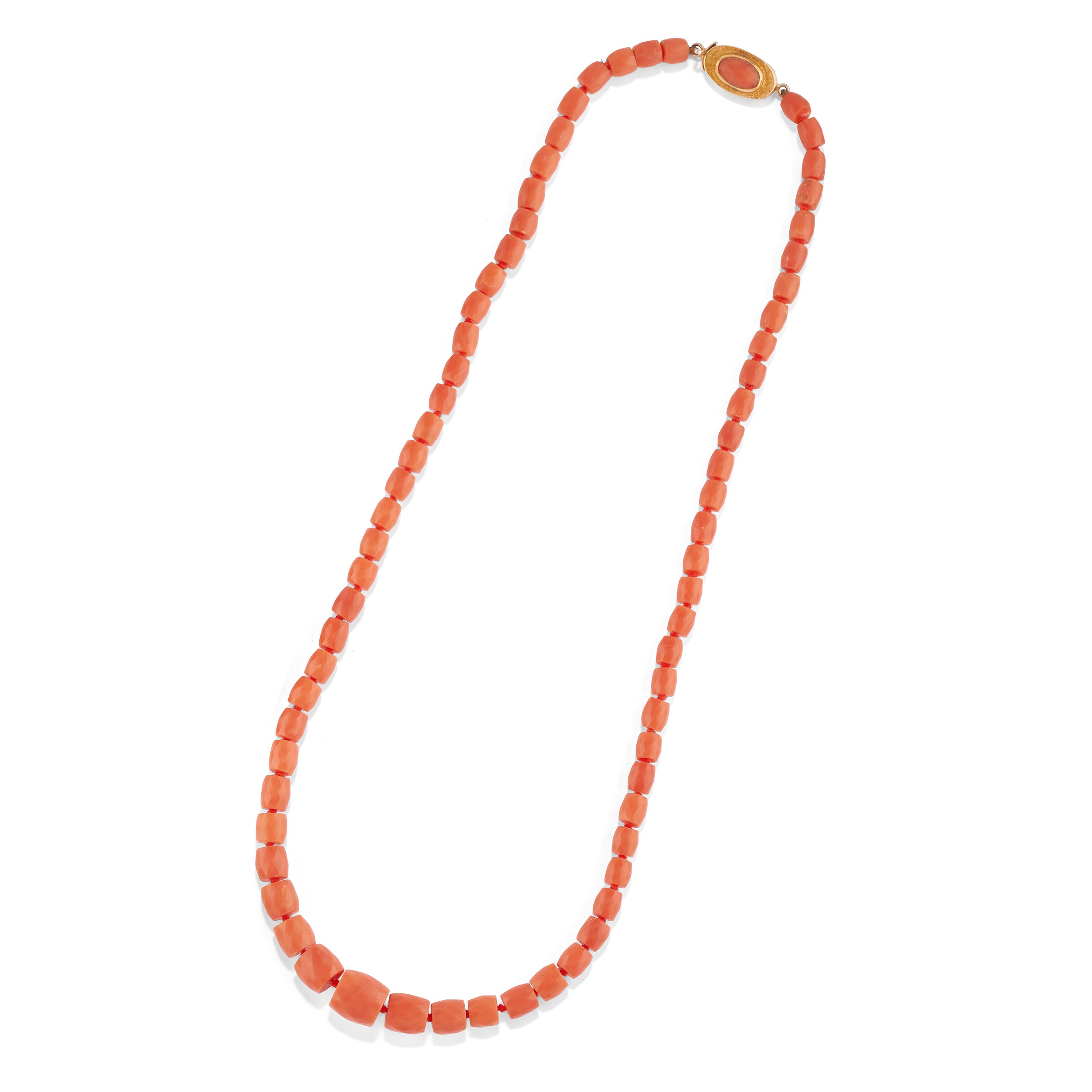 Demi-parure in Corallo