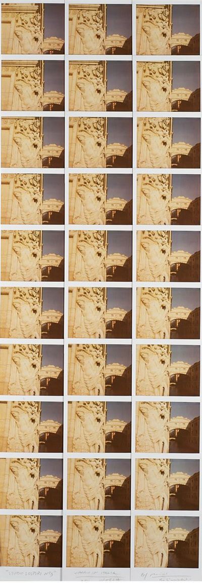 Studio sospiri n° 3, Venezia (2011), 30 polaroid montate a mosaico