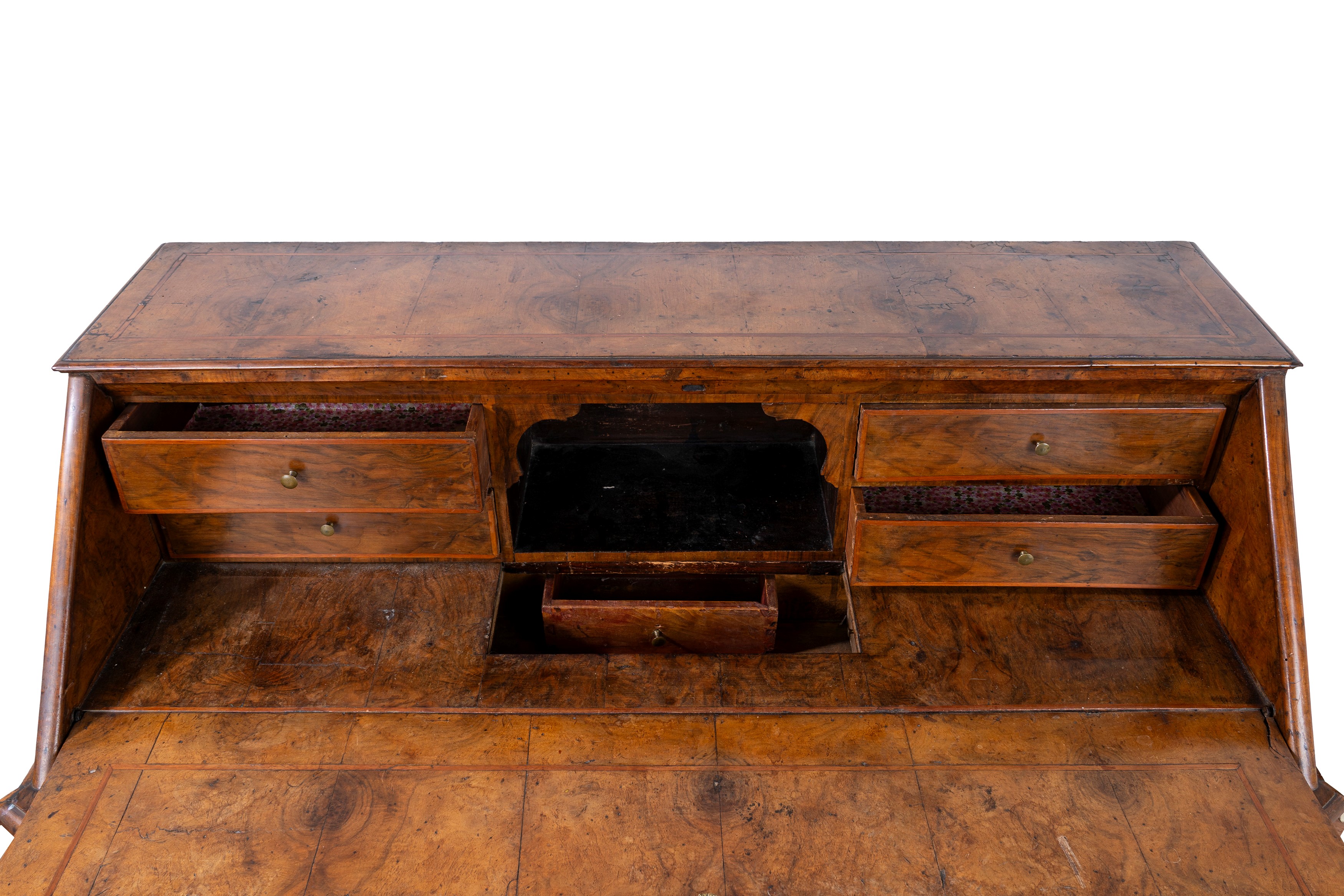 Ribalta lastronata in radica, secolo XVIII